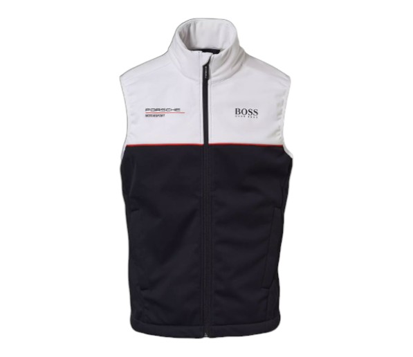 CHALECO UNISEX NEGRO/BLANCO TALLA M