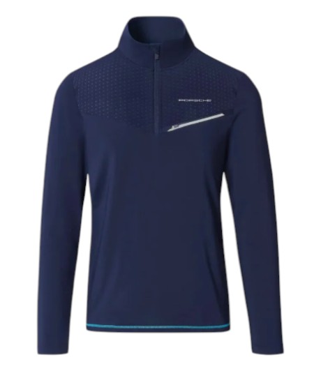 CAMISETA DEPORTIVA MANGA LARGA HOMBRE AZUL OSCURO TALLA S