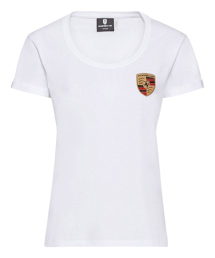 OFERTA12-25 POLERA MUJER ESCUDO BLANCO TALLA XS